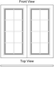 closed casement window