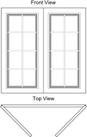 open casement window